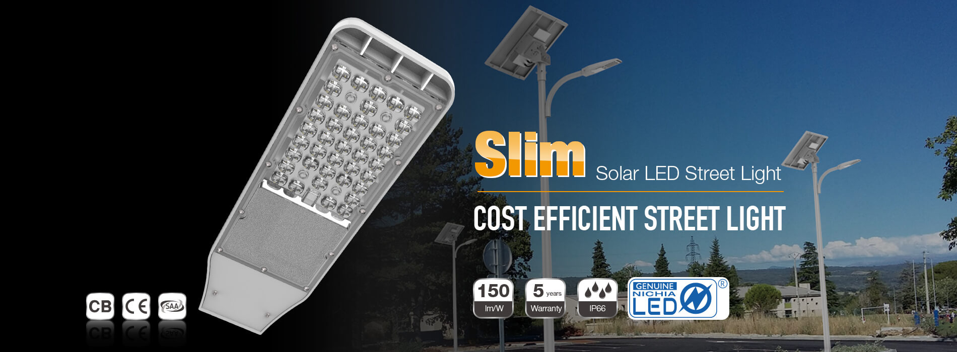 Slim (Solar) LED Street Light