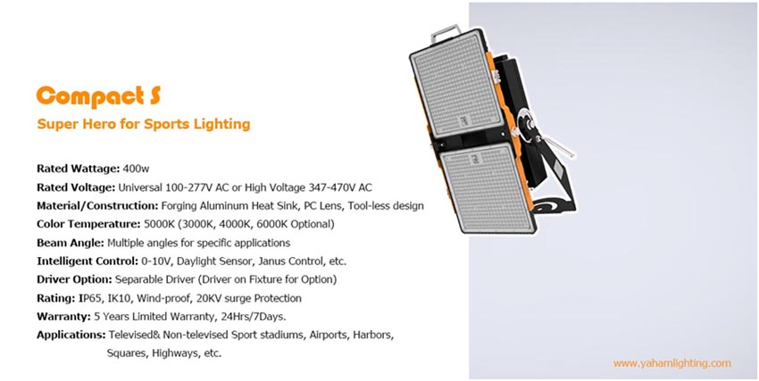 400w LED flood light