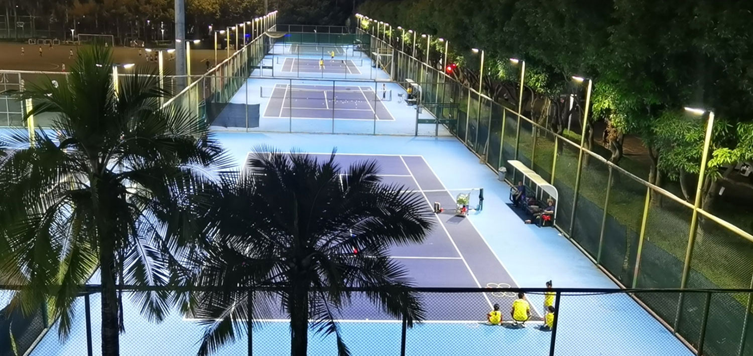 led tennis court lighting