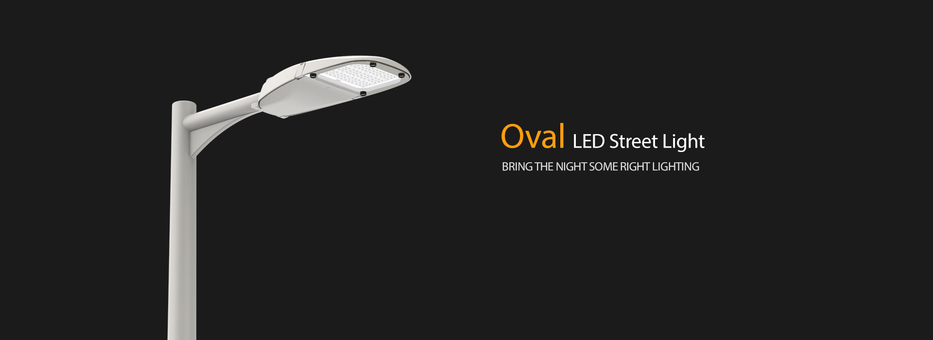 Oval LED Street Light
